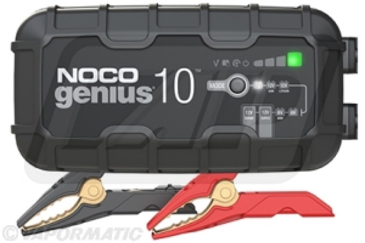 NOCO GENIUS 10 BATTERY SMART CHARGER (6V / 12V) (10A)