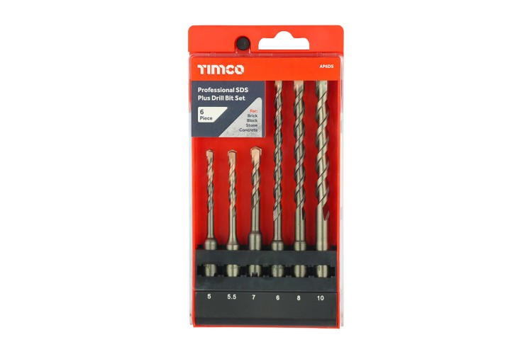 Professional SDS Plus Drill Bit Set (6PCS)