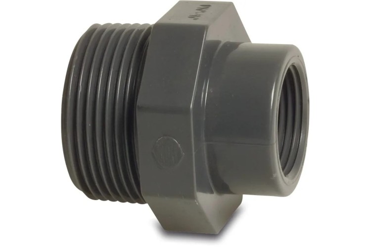 REDUCER 3/4 INCH MALE x 3/8 INCH FEMALE (PVC-U)