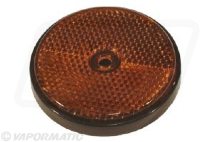 ROUND ORANGE REFLECTOR (4PK)