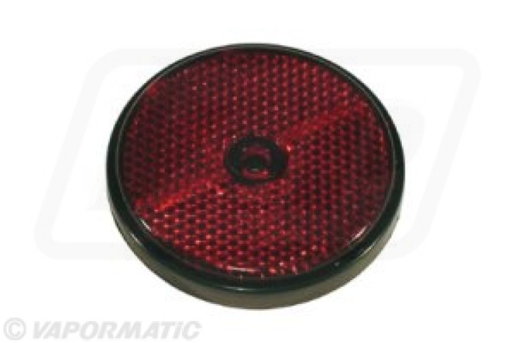 ROUND RED REFLECTOR 61MM