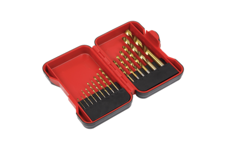 SEALEY 15 PIECE HSS DRILL BIT SET 