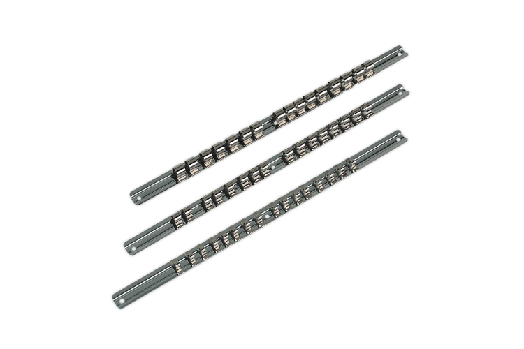 Socket Retaining Rail Set 3pc 1/4