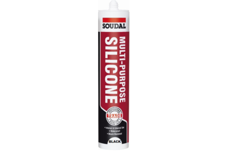 Soudal 270ml Multi Purpose Silicone Black