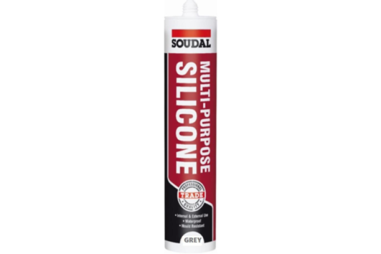 SOUDAL MULTI PURPOSE SILICONE GREY (270ML)