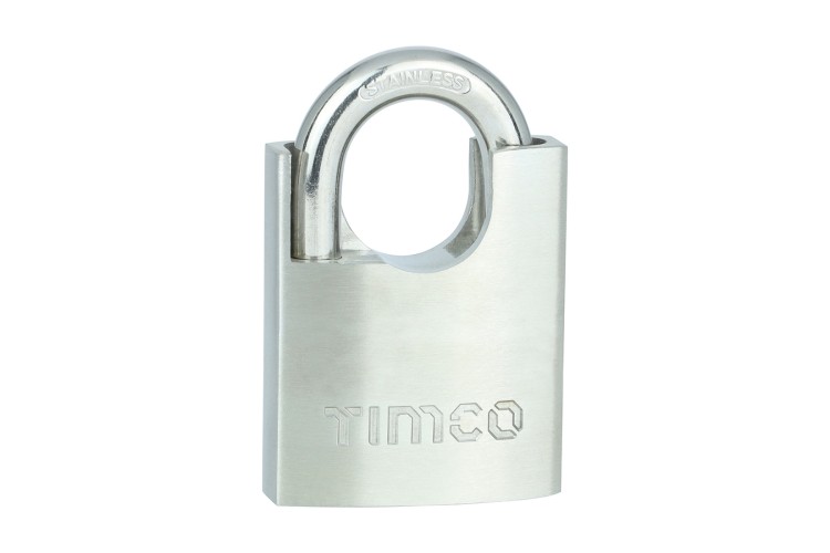 SS50SS VETO STAINLESS STEEL PADLOCK 50MM 3 KEYS A medium to high security stainless steel padlock designed to handle extreme weather conditions. The shrouded shackle ensures maximum resistance against cutting and prying. Ideal for shutters, gates, garages