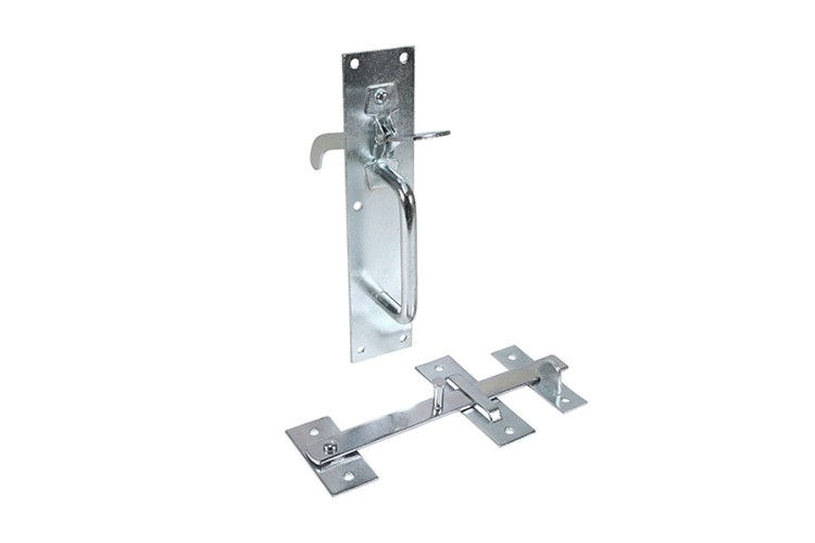 SUFFOLK LATCH SET (MEDIUM DUTY) (ZINC) 205MM X 45MM