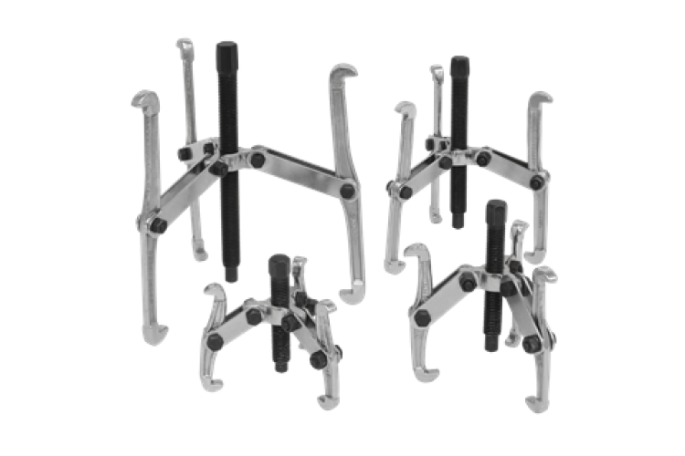 TRIPLE LEG GEAR PULLER SET 4PC