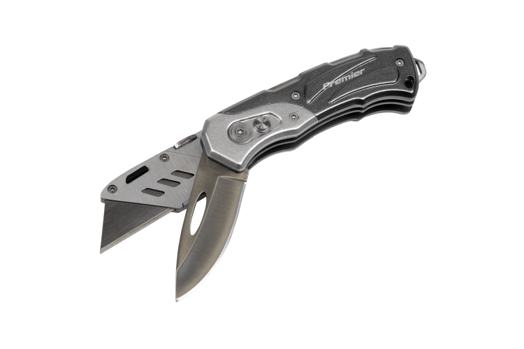 TWIN-BLADE LOCKING POCKET KNIFE