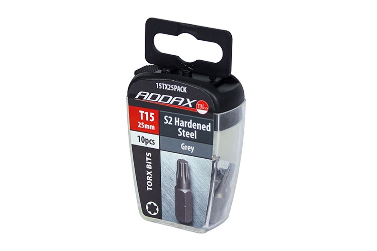 TX15 x 25 TX Drive Driver Bit - S2 Grey 15TX25PACK