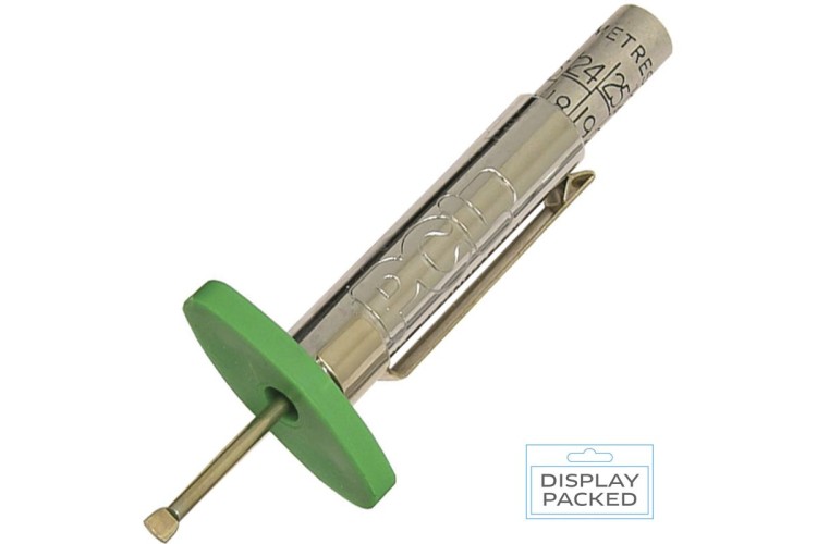 Tyre Tread Depth Gauge (1-26mm with 1.6mm Mark) DVSA Approved (Display Packed)