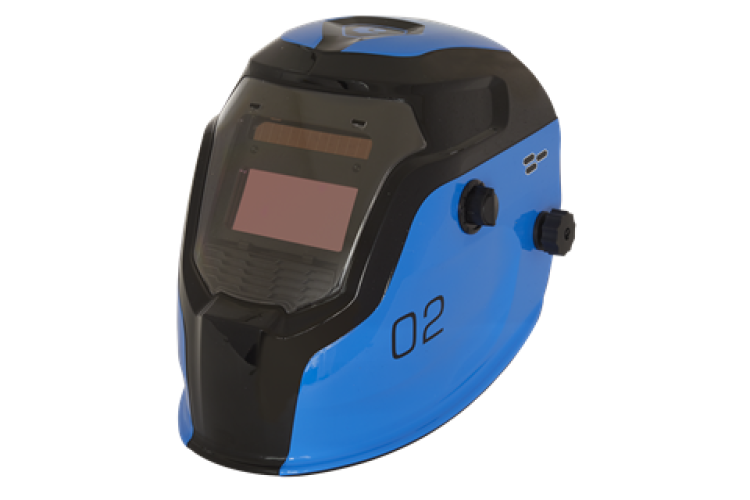 WELDING HELMET (AUTO DARKENING)  (SHADE 9-13) BLUE