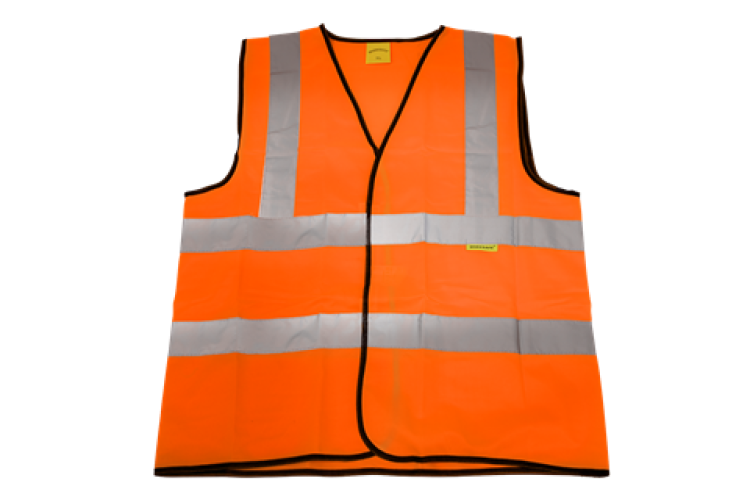 X-LARGE HI-VIS WAISTCOAT ORANGE 9812XL SLY