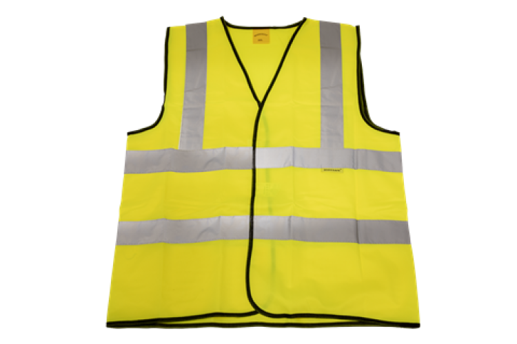 XX-LARGE HI-VIS WAISTCOAT YELLOW 9804XXL SLY