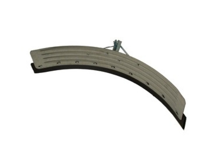 YARD SCRAPER 34 INCH (CURVED) (ZINC)